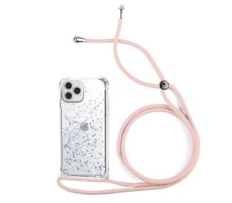 Funda Gel transparente con Cordón Compatible para iPhone 13 6.1"