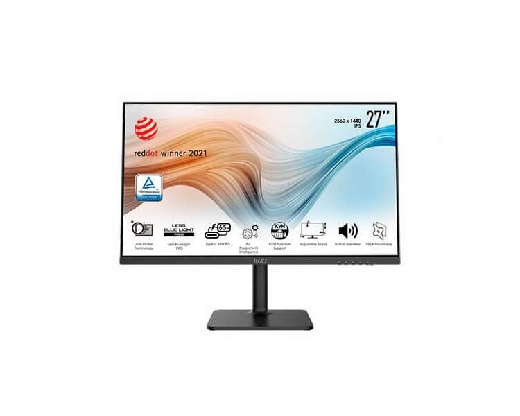 MONITOR LED 27  MSI MODERN MD272QP NEGRO