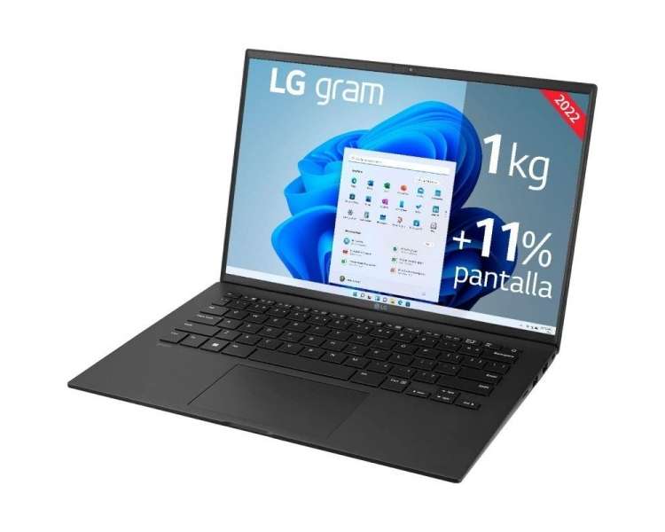 Portátil lg gram 14z90q-g.aa75b intel core i7-1260p/ 16gb/ 512gb ssd/ 14'/ win11