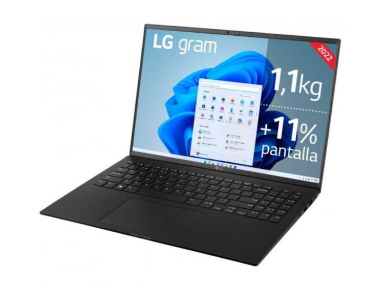 Portátil lg gram 16z90q-g.ad78b intel core i7-1260p/ 32gb/ 1tb ssd/ 16'/ win11