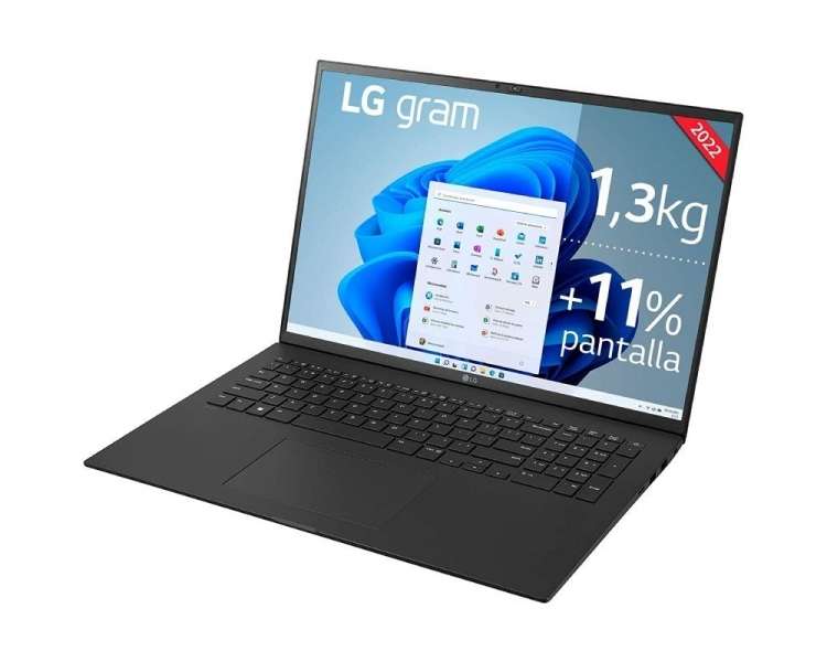 Portátil lg gram 17z90q-g.aa78b intel core i7-1260p/ 16gb/ 1tb ssd/ 17'/ win11