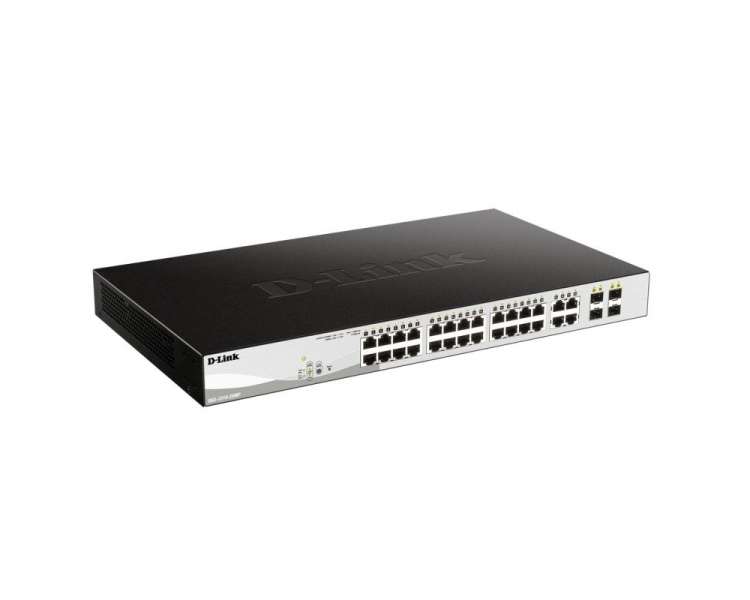 Switch d-link smart plus dgs-1210-28mp 28 puertos/ rj-45 10/100/1000 poe/ sfp