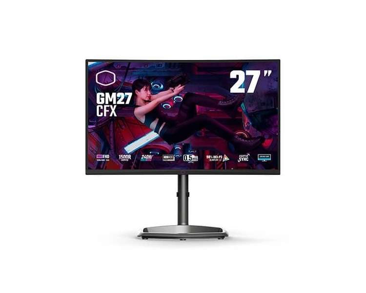 MONITOR LED 27  COOLERMASTER GM27-CFX CURVO