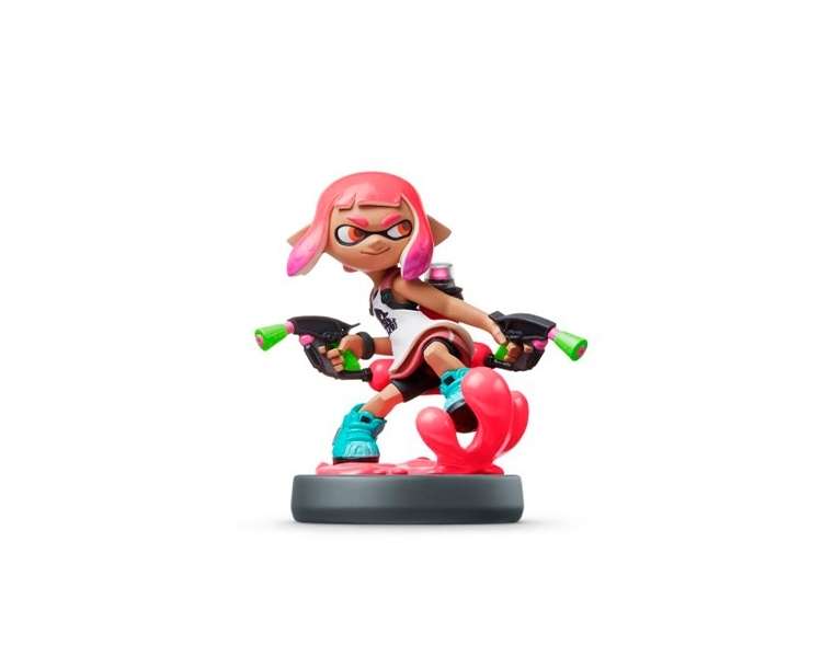 FIGURA NINTENDO AMIIBO SPLATOON CHICA ROSA