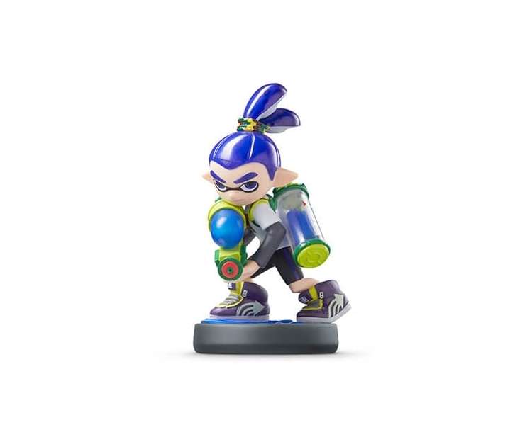 FIGURA NINTENDO AMIIBO SPLATOON INK CHICO AZUL