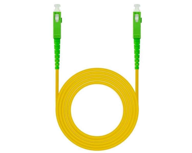 Cable de fibra óptica g657a2 nanocable 10.20.0001/ lszh/ 1m/ amarillo