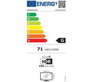 TELEVISIÓN QNED 50  LG 50QNED826QB SMART TELEVISIÓN 4K UH