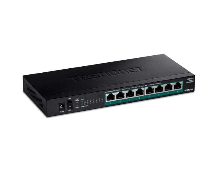 Switch trendnet tpe-tg380 8 puertos/ rj-45 gigabit 10/100/1000 poe