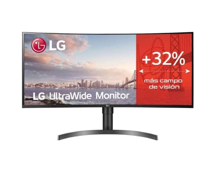 Monitor profesional ultrapanorámico curvo lg ultrawide 35wn73a-b 35'/ wqhd/ negro