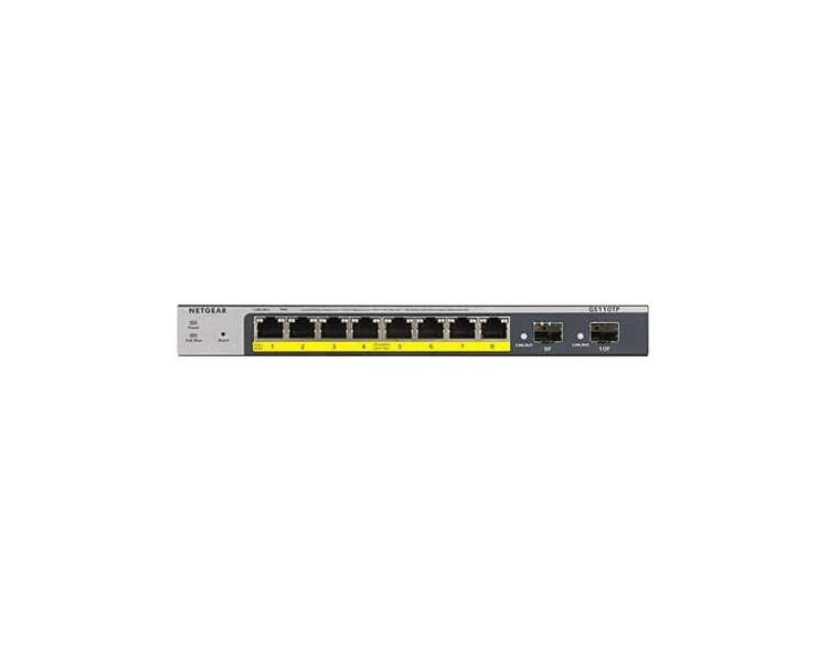 HUB SWITCH 8 PTOS NETGEAR 10/100/1000 GS110TP