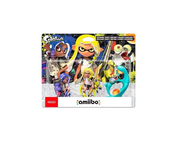 FIGURA NINTENDO AMIIBO SPLATOON PACK X 3