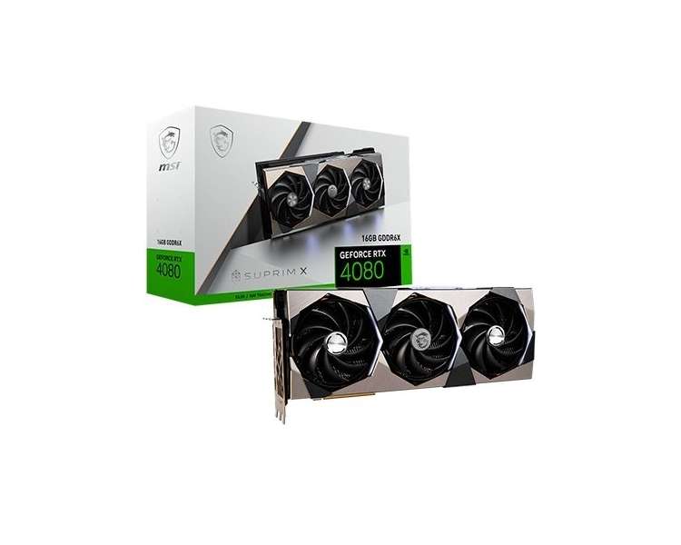 TARJETA GRÁFICA MSI RTX 4080 SUPRIM X 16GB GDDR6X