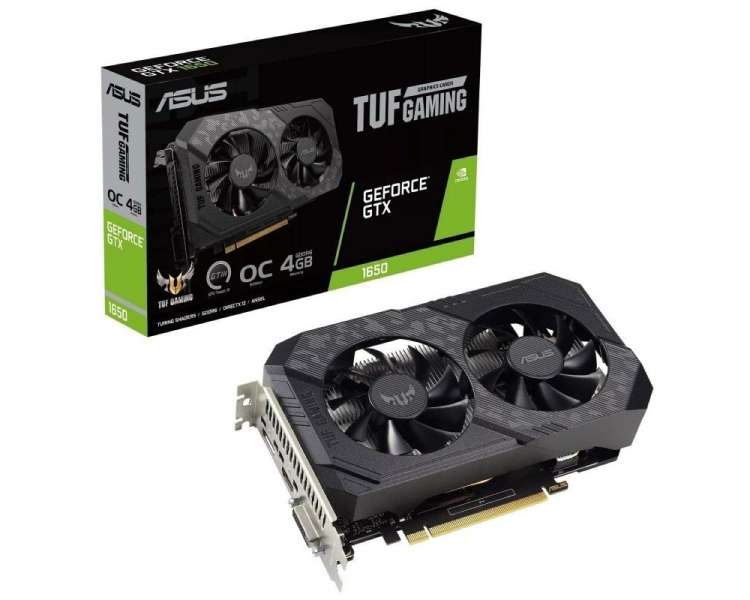 Tarjeta gráfica asus tuf gaming geforce gtx 1650 oc edition v2/ 4gb gddr6