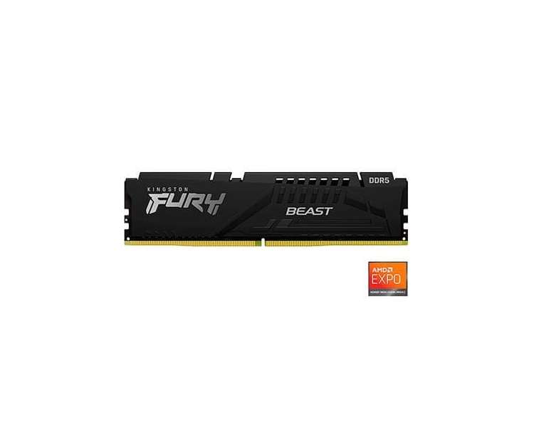 MODULO MEMORIA RAM DDR5 8GB 5600MHz KINGSTON FURY BEAST