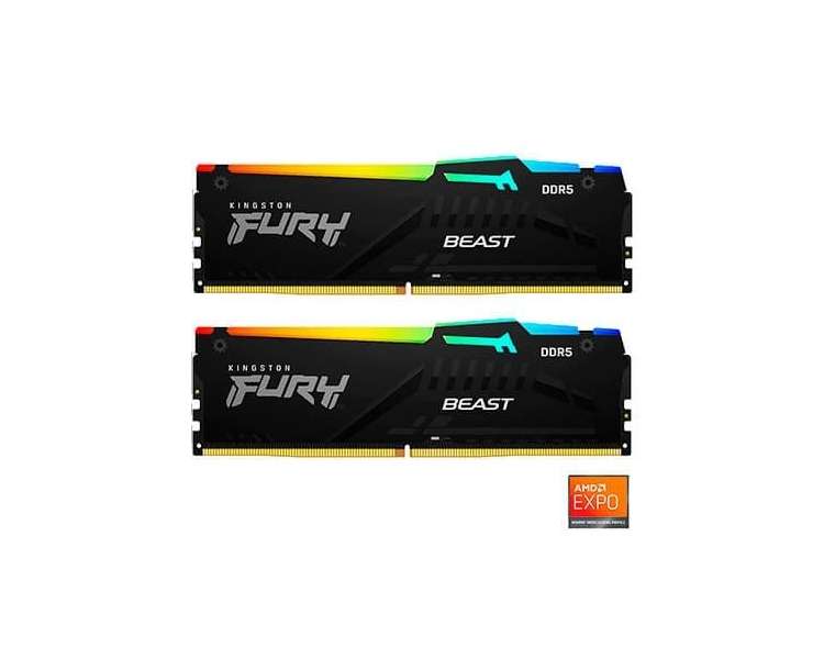 MODULO MEMORIA RAM DDR5 16GB 2X8GB 5600MHz KINGSTON FURY BE