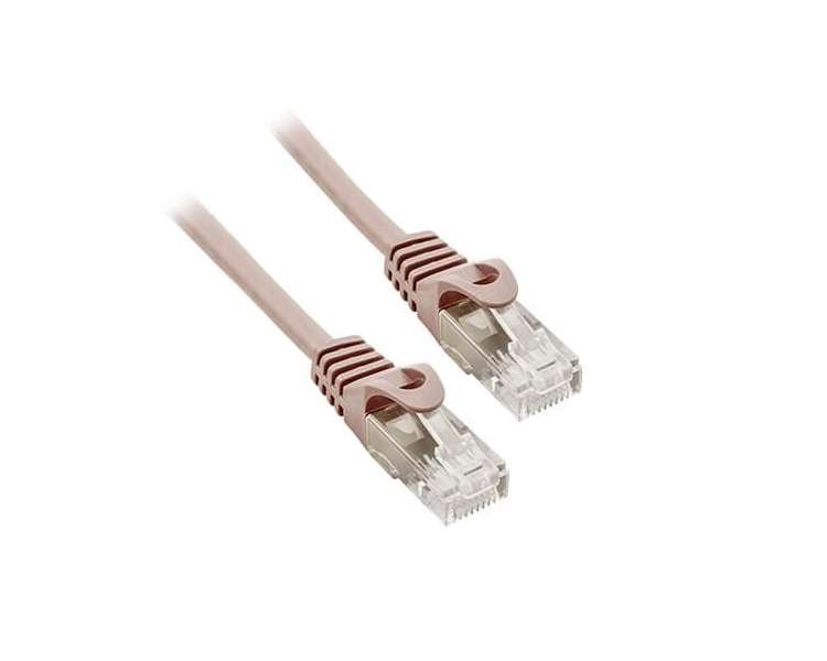 CABLE RED UTP CAT6 RJ45 PHASAK 0.25M CU GRIS