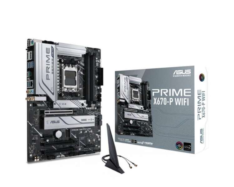 Placa base asus prime x670-p wifi/ socket am5