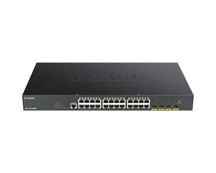 Switch gestionado d-link smart dgs-1250-28xmp 28 puertos/ rj-45 10/100/1000 poe/ sfp