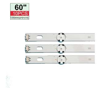 Kit Tiras LED para TV LG 60" 60UJ6309 60UJ6300 60UJ6050 60UJ630V 60UJ634V EAV63673006 60uj63 _ uhd_a B C D NC600DGE AAFXC