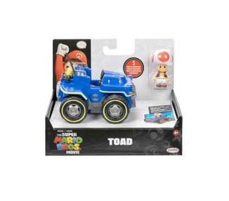 FIGURA SHERWOOD SUPER MARIO MOVIE TOAD WITH KART