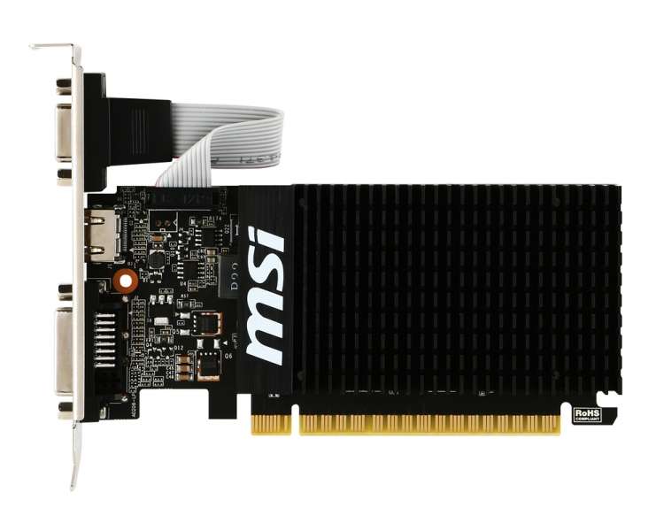 TARJETA GRÁFICA MSI GT 710 2GB GDDR3 LP