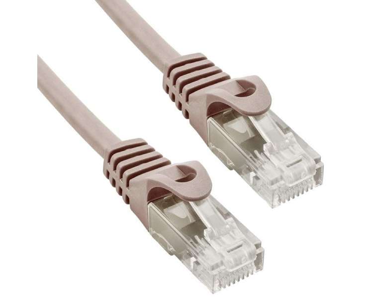 Cable de red rj45 utp phasak phk 1650 cat.6/ 0.50m/ gris