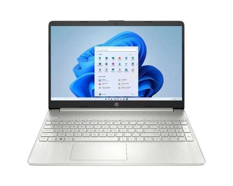 Portátil hp 15s-fq3019ns intel celeron n4500/ 8gb/ 128gb ssd/ 15.6'/ win11 s/ incluye 1 año de suscripción microsoft 365