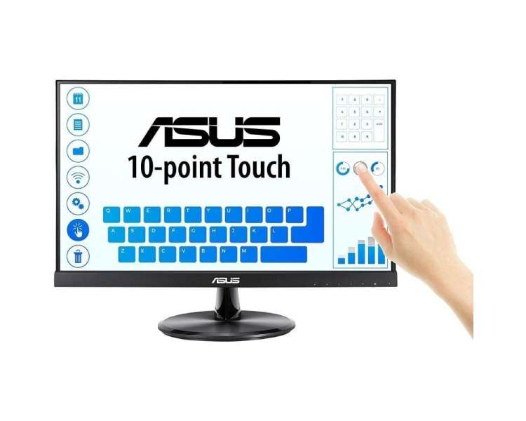 Monitor profesional táctil asus vt229h 21.5'/ full hd/ multimedia/ negro