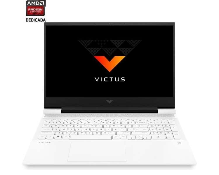 Portátil gaming hp victus 15-fb0012ns ryzen 5 5600h/ 16gb/ 512gb ssd/ radeon rx 6500m/ 15.6'/ sin sistema operativo