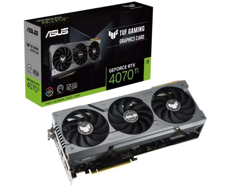 Tarjeta gráfica asus tuf gaming geforce rtx 4070 ti/ 12gb gddr6x