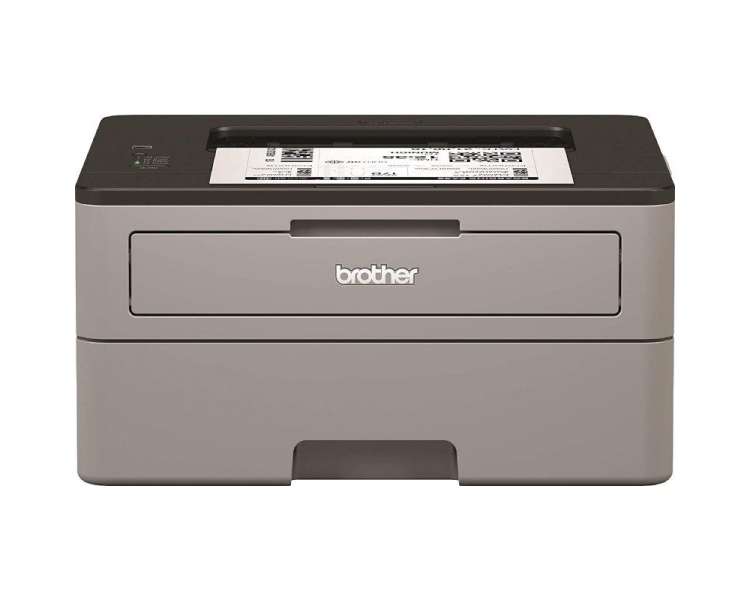 Impresora láser monocromo brother hl-l2310d dúplex/ gris