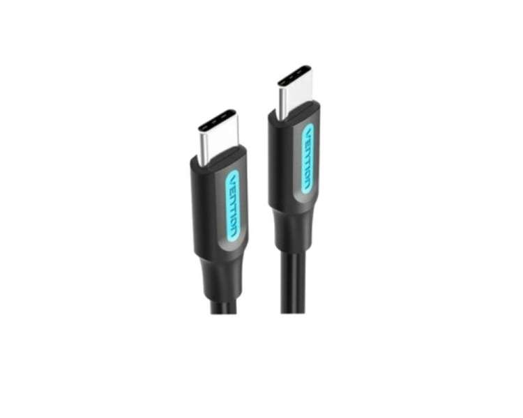 Cable usb 2.0 tipo-c vention cosbf/ usb tipo-c macho - usb tipo-c macho/ 1m/ negro