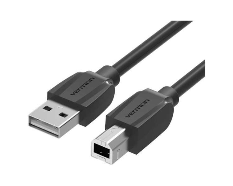 Cable usb 2.0 impresora vention coqbf/ usb macho - usb macho/ 1m/ negro