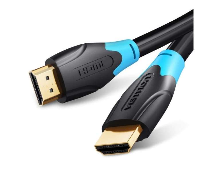 Cable hdmi 2.0 4k vention aacbi/ hdmi macho - hdmi macho/ 3m/ negro