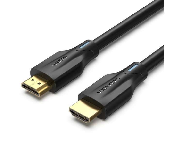 Cable hdmi 2.1 8k vention aanbh/ hdmi macho - hdmi macho/ 2m/ negro