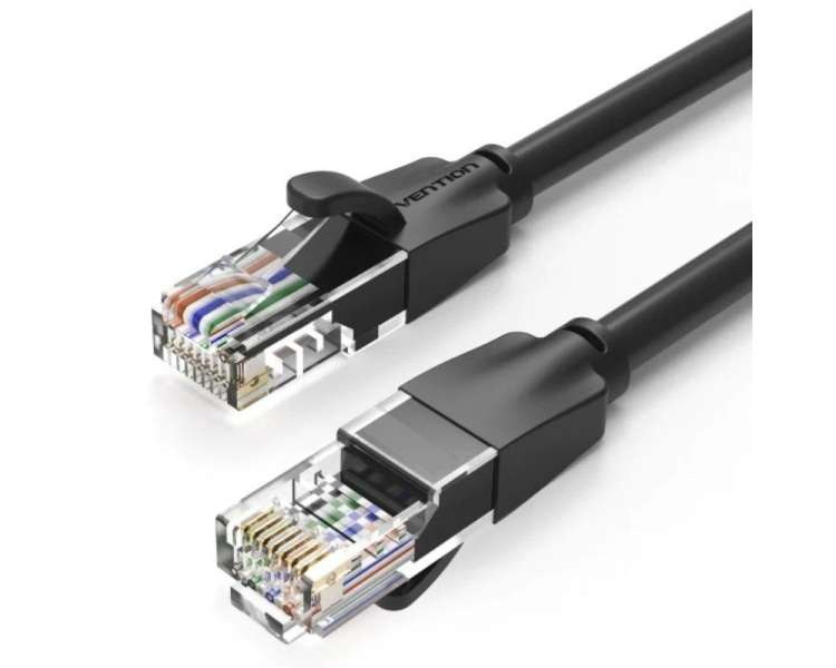 Cable de red rj45 utp vention ibebd cat.6/ 50cm/ negro