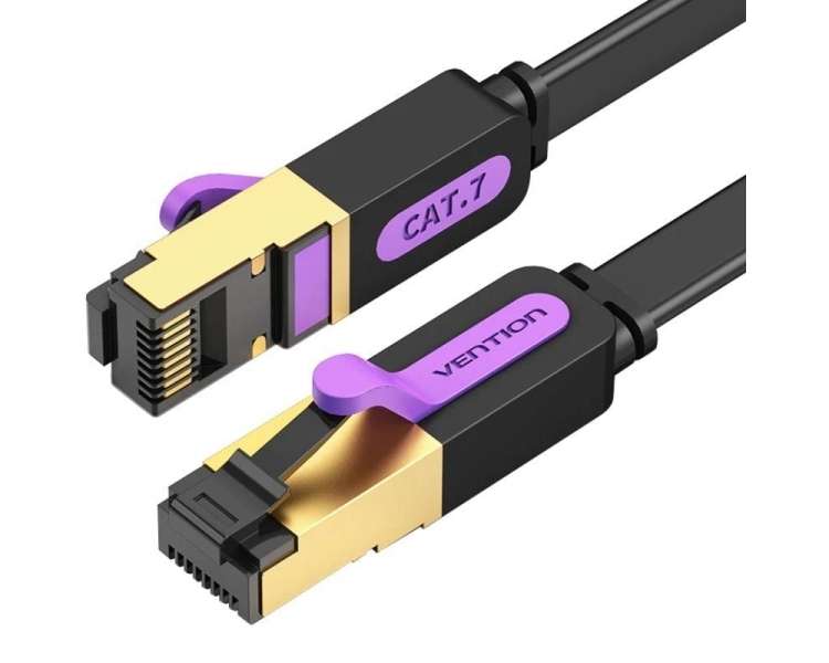 Cable de red rj45 stp vention icabg cat.7/ 1.5m/ negro