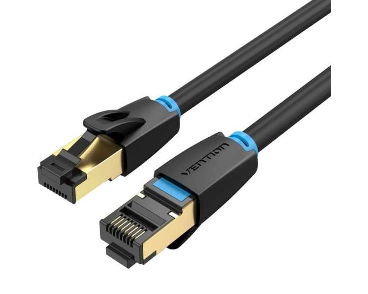 Cable de red rj45 sftp vention ikabg cat.8/ 1.5m/ negro