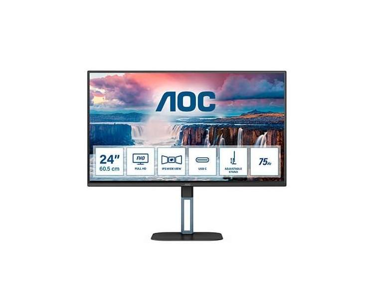 MONITOR LED 23.8  AOC 24V5C/BK NEGRO