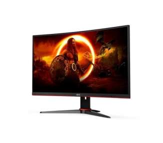 MONITOR LED GAMING 27  AOC C27G2ZE/BK CURVO BK/RED