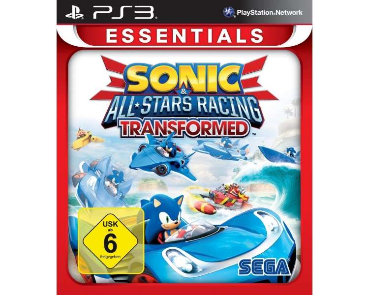 Sonic All-Star Racing: Transformed (Essentials) Juego para Consola Sony PlayStation 3 PS3