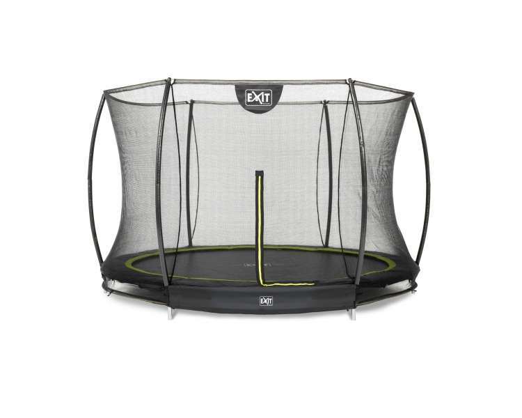 EXIT - Silhouette In Ground Trampoline Ø 305 cm w/Safety Net - Black (12.95.10.00)