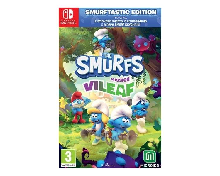 The Smurfs: Mission Vileaf Smurftastic Edition (DIGITAL) Juego para Consola Nintendo Switch