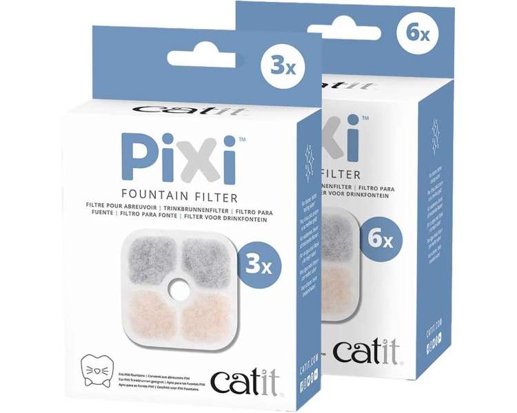 CATIT - Coal Filter For Pixi 2.5L 6pcs - (785.0487)