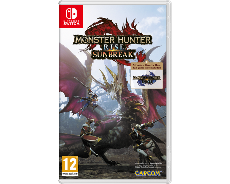 Monster Hunter Rise + Sunbreak Juego para Consola Nintendo Switch