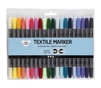 Marcadores Textiles, Colores Surtidos 2 (34833)