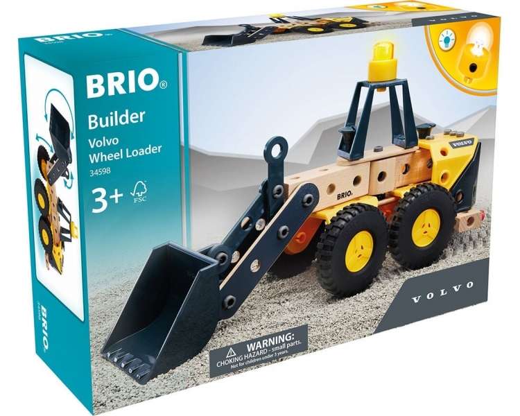 BRIO, Cargadora de ruedas Volvo para constructores, 34598