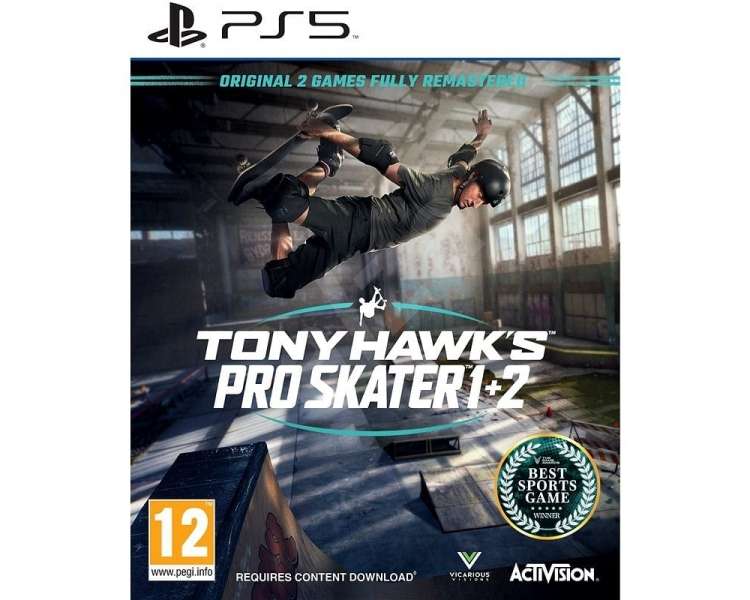 Tony Hawk's Pro Skater 1+2 Juego para Consola Sony PlayStation 5 PS5