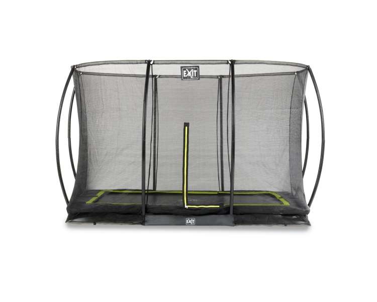 EXIT - Silhouette In Ground Trampoline 244 x 366 cm w/Safety Net - Black (12.95.82.00)