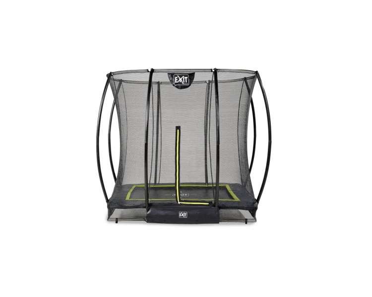 EXIT - Silhouette In Ground Trampoline 153 x 214 cm w/Safety Net - Black (12.95.57.00)